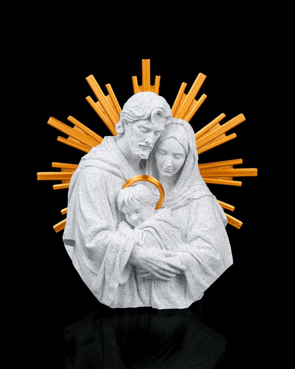 Jesus Christ Crown of Thorns Bust with Gold Halo 22 or 36 cm available