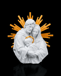 Jesus Christ Crown of Thorns Bust with Gold Halo 22 or 36 cm available