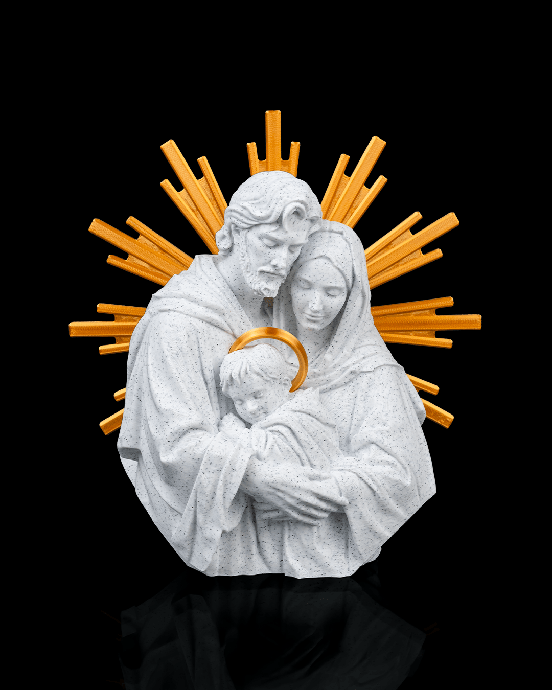Jesus Christ Crown of Thorns Bust with Gold Halo 22 or 36 cm available