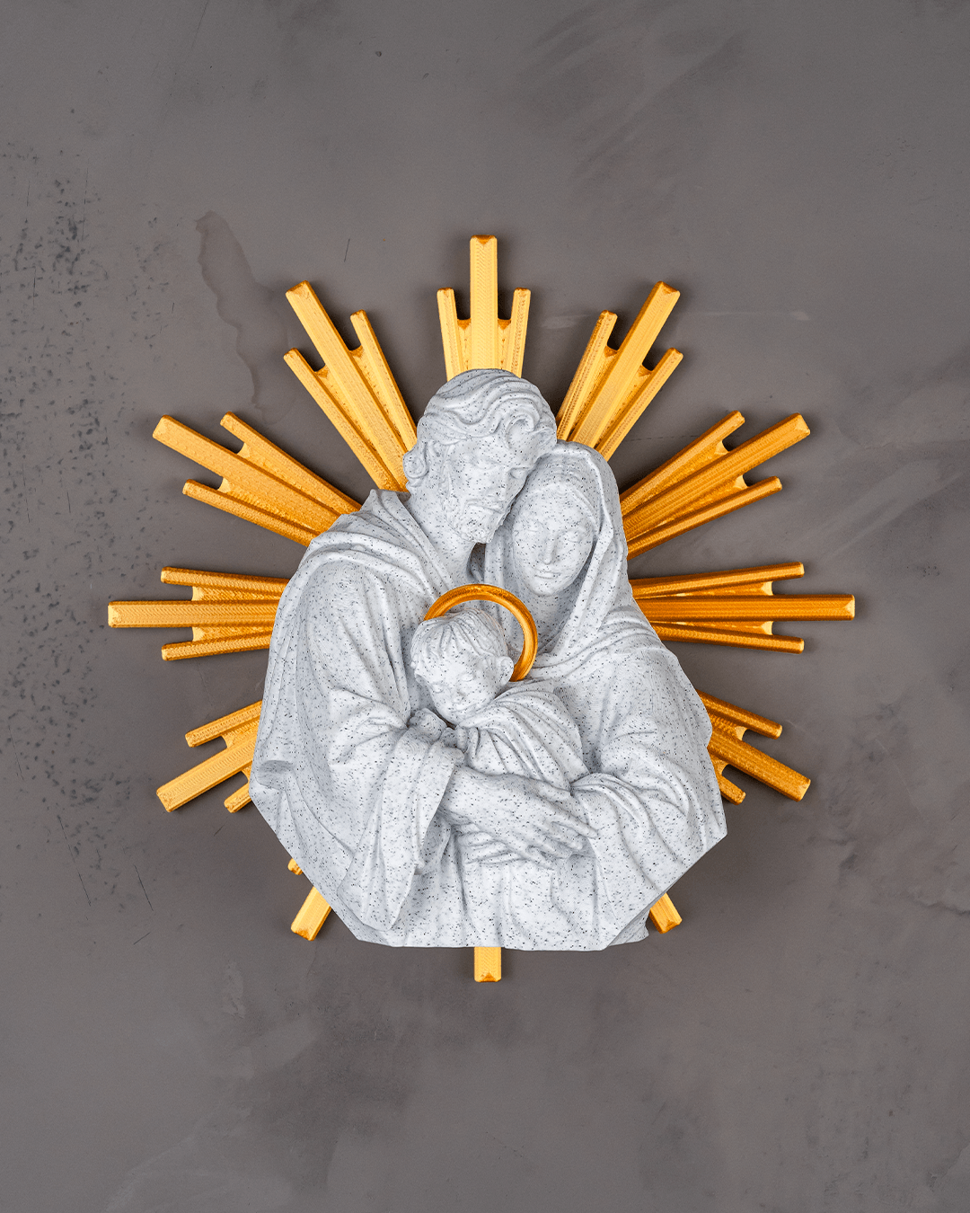 Jesus Christ Crown of Thorns Bust with Gold Halo 22 or 36 cm available